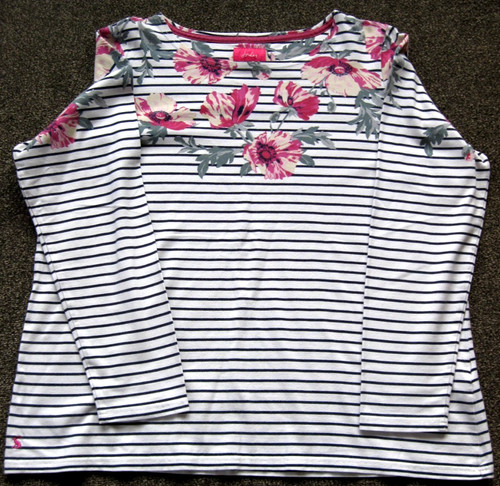 Joules ladies white navy - ladies, white/navy