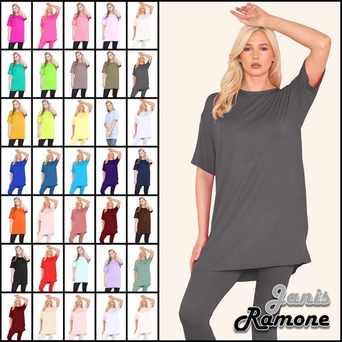 Womens longline shirt plain - womens,