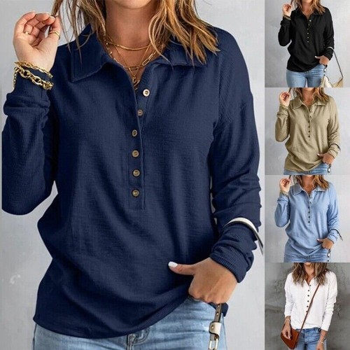 Women polo shirt long - women,