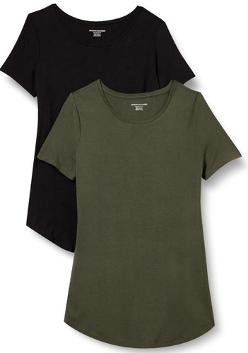 Women short sleeve scoopneck - short-sleeve,