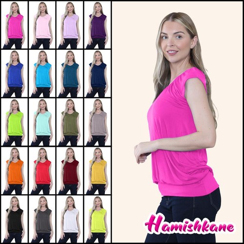 Womens gathering scoop neck - scoop,