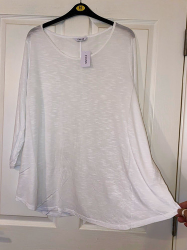 Evans bnwt size 28 white - evans,