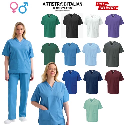 Women plain scrub tunic - plain,