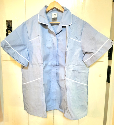 Blue stripe tunic nurse - stripe, dental