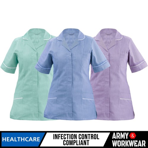Ladies premium stripe tunic - stripe,
