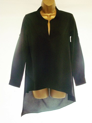 Long black asymmetric - long,