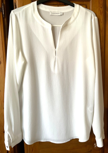 Paraphrase ivory tunic top - top, lge